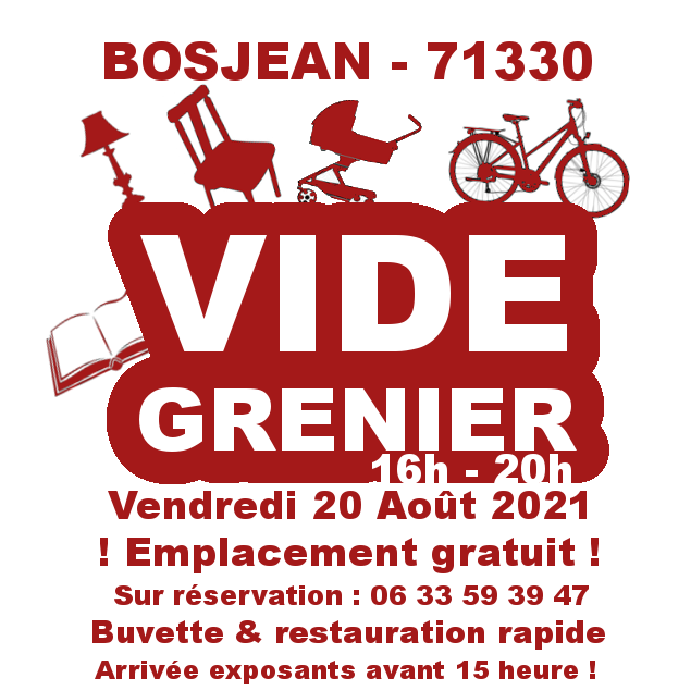 vide grenier à Bosjean