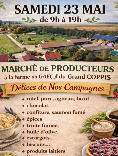 Marché de printemps des producteurs au GAEC du Grand COPPIS
