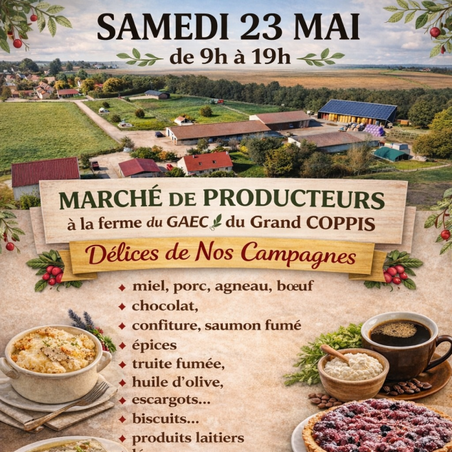 Marché de printemps des producteurs au GAEC du Grand COPPIS